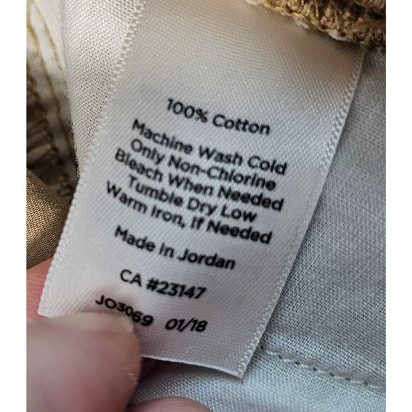 Talbots Pants Womens 10P PETITE 10 neutral Comfort Pull On Cargo Adjustable Hem - Picture 5 of 8